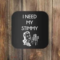 I Need My Stimmy Funny Stimulus Check Coaster thumb 0