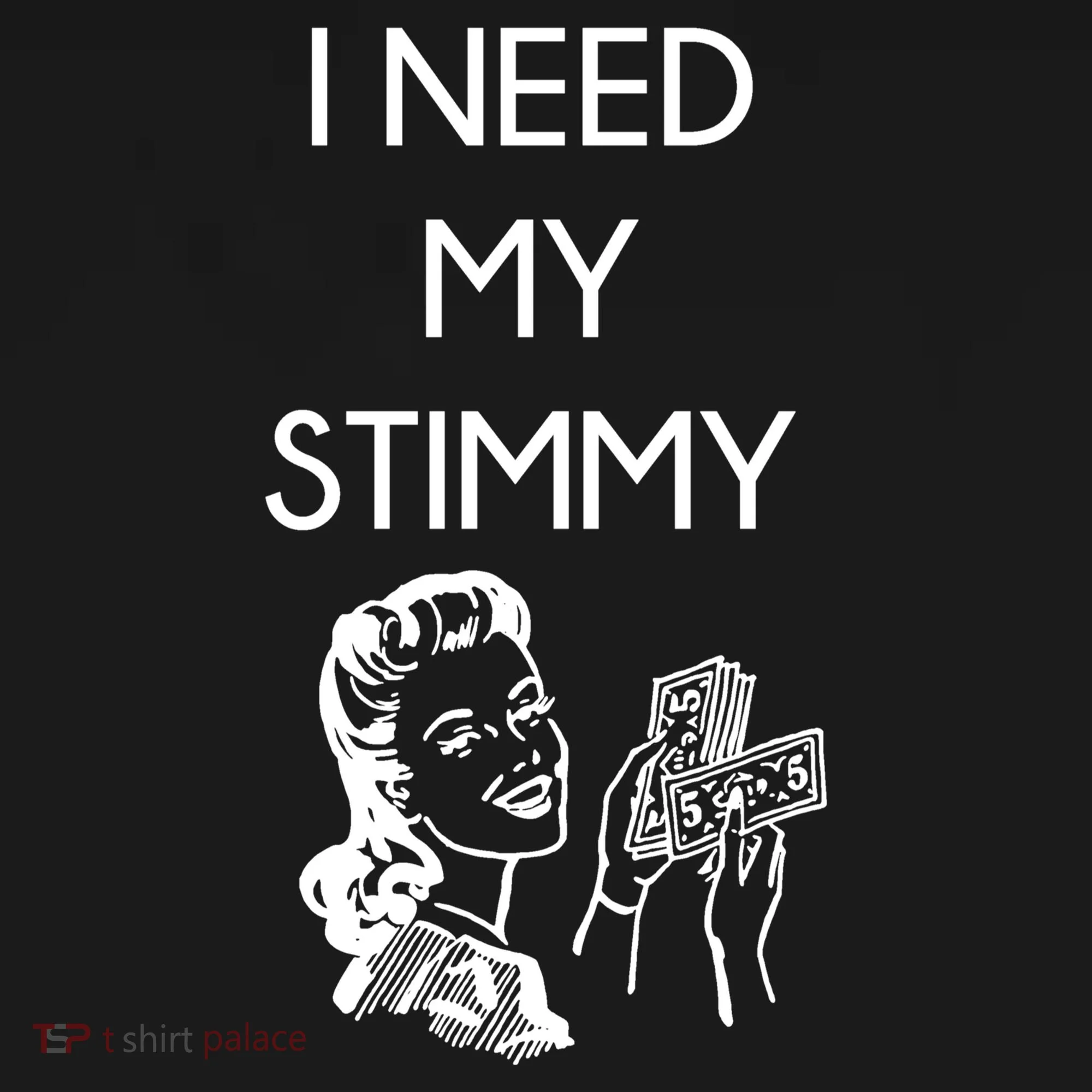 I Need My Stimmy Funny Stimulus Check Coaster