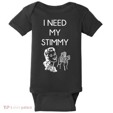 I Need My Stimmy Funny Stimulus Check Baby Bodysuit