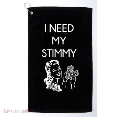 I Need My Stimmy Funny Stimulus Check Golf Towel