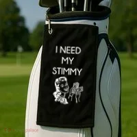I Need My Stimmy Funny Stimulus Check Golf Towel thumb 2