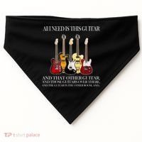 I Need My Ukulele Guitars USA-Made Doggie Bandana thumb 0