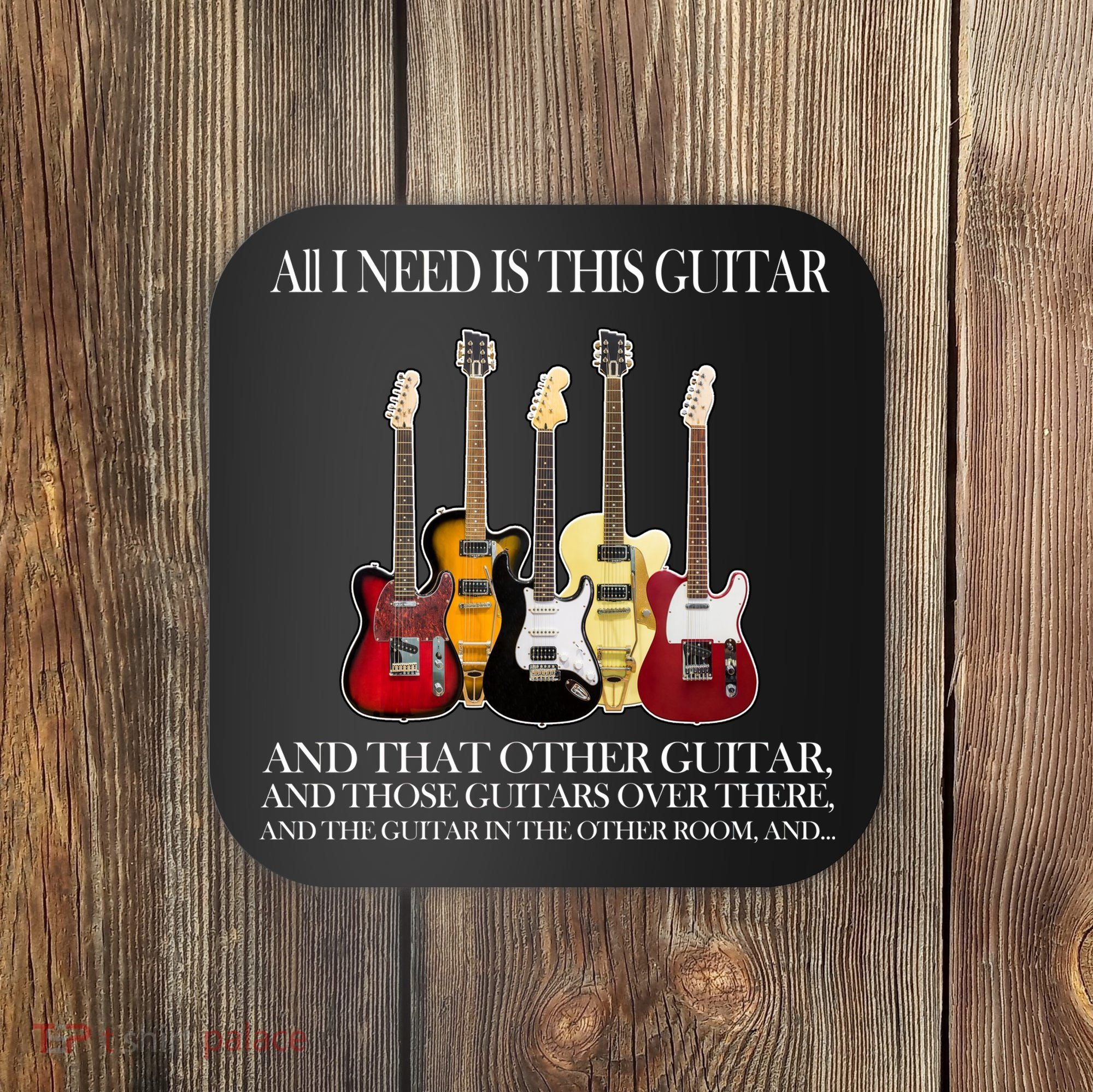 I Need My Ukulele Guitars Coaster