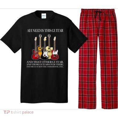 I Need My Ukulele Guitars Pajama Set