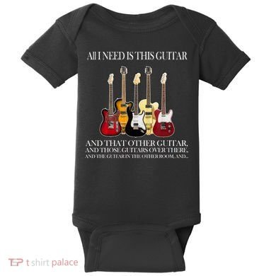 I Need My Ukulele Guitars Baby Bodysuit