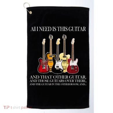 I Need My Ukulele Guitars Golf Towel