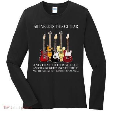 I Need My Ukulele Guitars Women's Long Sleeve Shirt