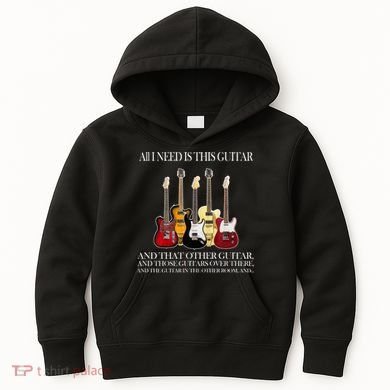 I Need My Ukulele Guitars Kids Hoodie