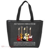 I Need My Ukulele Guitars Tote Bag thumb 0