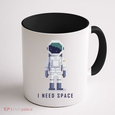 I Need Space Coffee Mug back