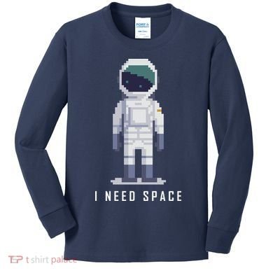 I Need Space Kids Long Sleeve Shirt
