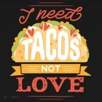 I Need Tacos Not love Toddler Hoodie thumb 2