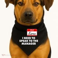 I Need To Speak To The Manager Karen Costume USA-Made Doggie Bandana thumb 1