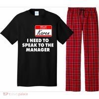 I Need To Speak To The Manager Karen Costume Pajama Set thumb 0