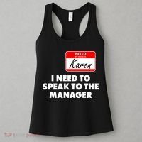 I Need To Speak To The Manager Karen Costume Women's Tank Top thumb 3