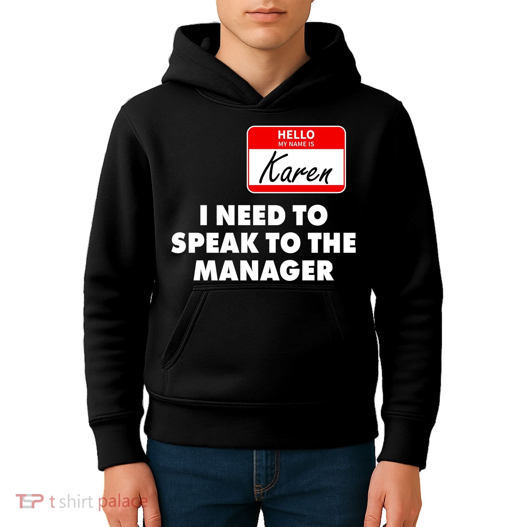 I Need To Speak To The Manager Karen Costume Kids Hoodie