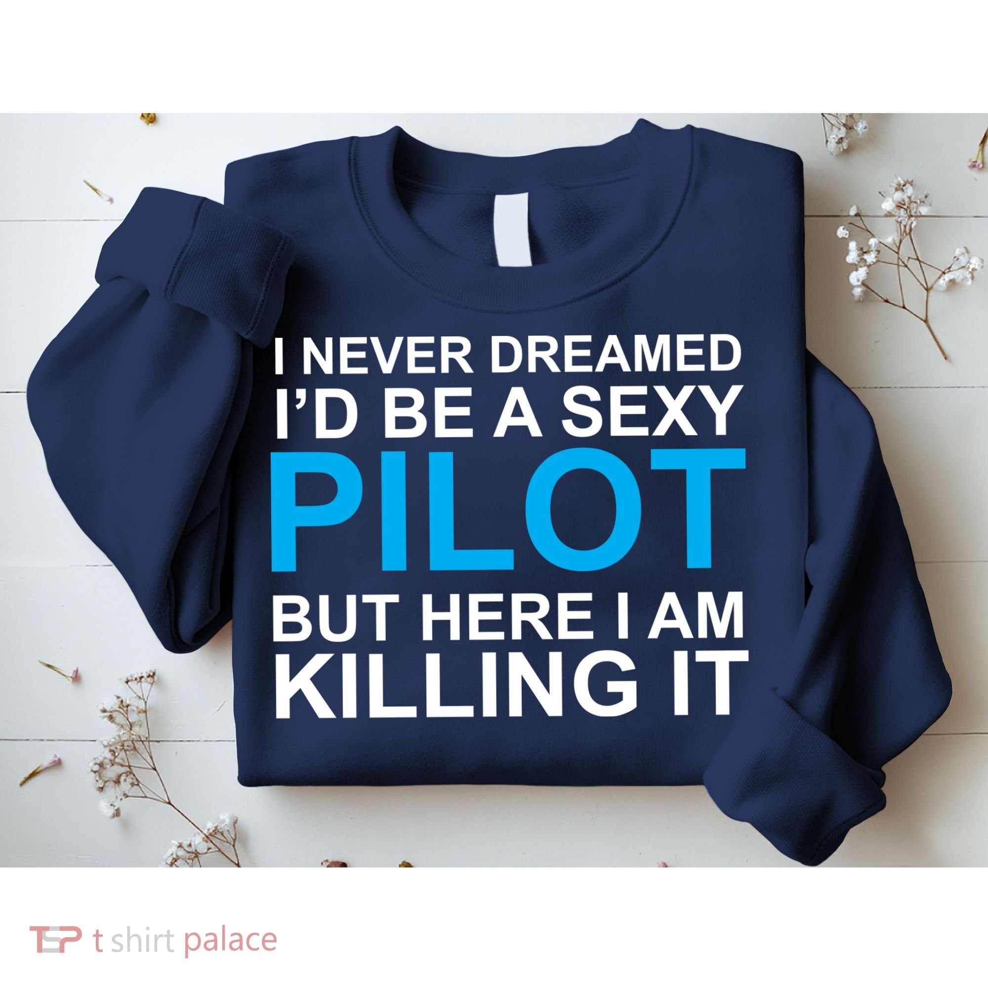 I Never Dreamed I'd Be A Sexy Pilot Sweatshirt