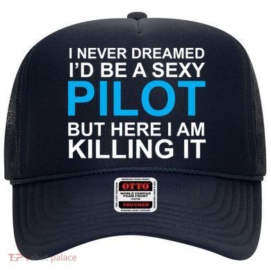 I Never Dreamed I'd Be A Sexy Pilot Hat