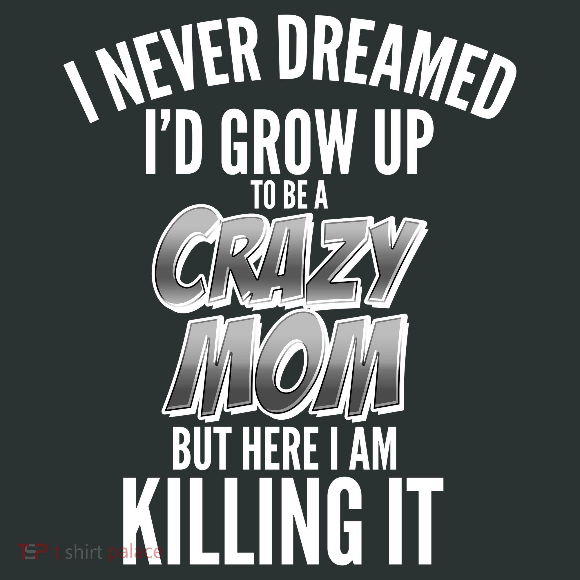 I Never Dreamed I'd Grow Up to be a Crazy Mom Coaster