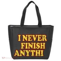 I Never FInish Anythi Tote Bag thumb 0