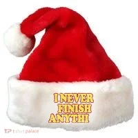 I Never FInish Anythi Santa Hat thumb 0