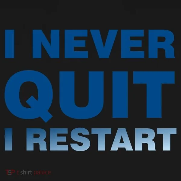 I Never Quit I Restart Gamer Doggie Tank