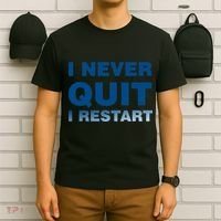 I Never Quit I Restart Gamer T-Shirt thumb 6