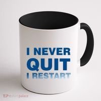 I Never Quit I Restart Gamer Coffee Mug thumb 1