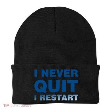 I Never Quit I Restart Gamer Beanie