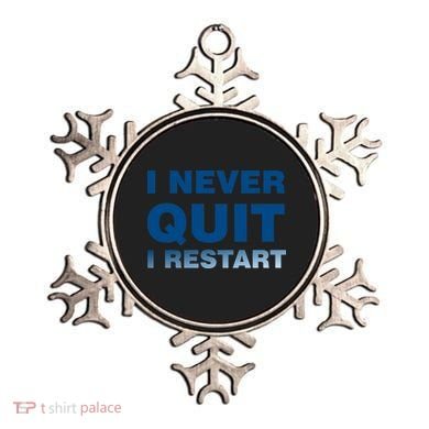 I Never Quit I Restart Gamer Ornament