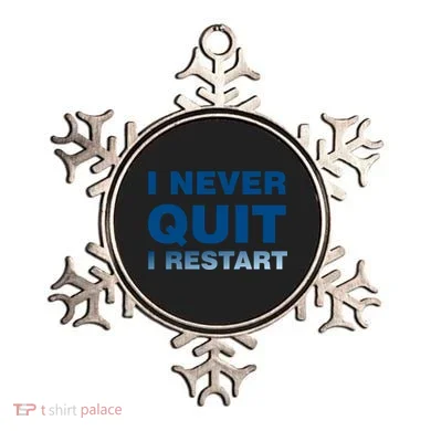 I Never Quit I Restart Gamer Ornament