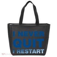 I Never Quit I Restart Gamer Tote Bag thumb 0