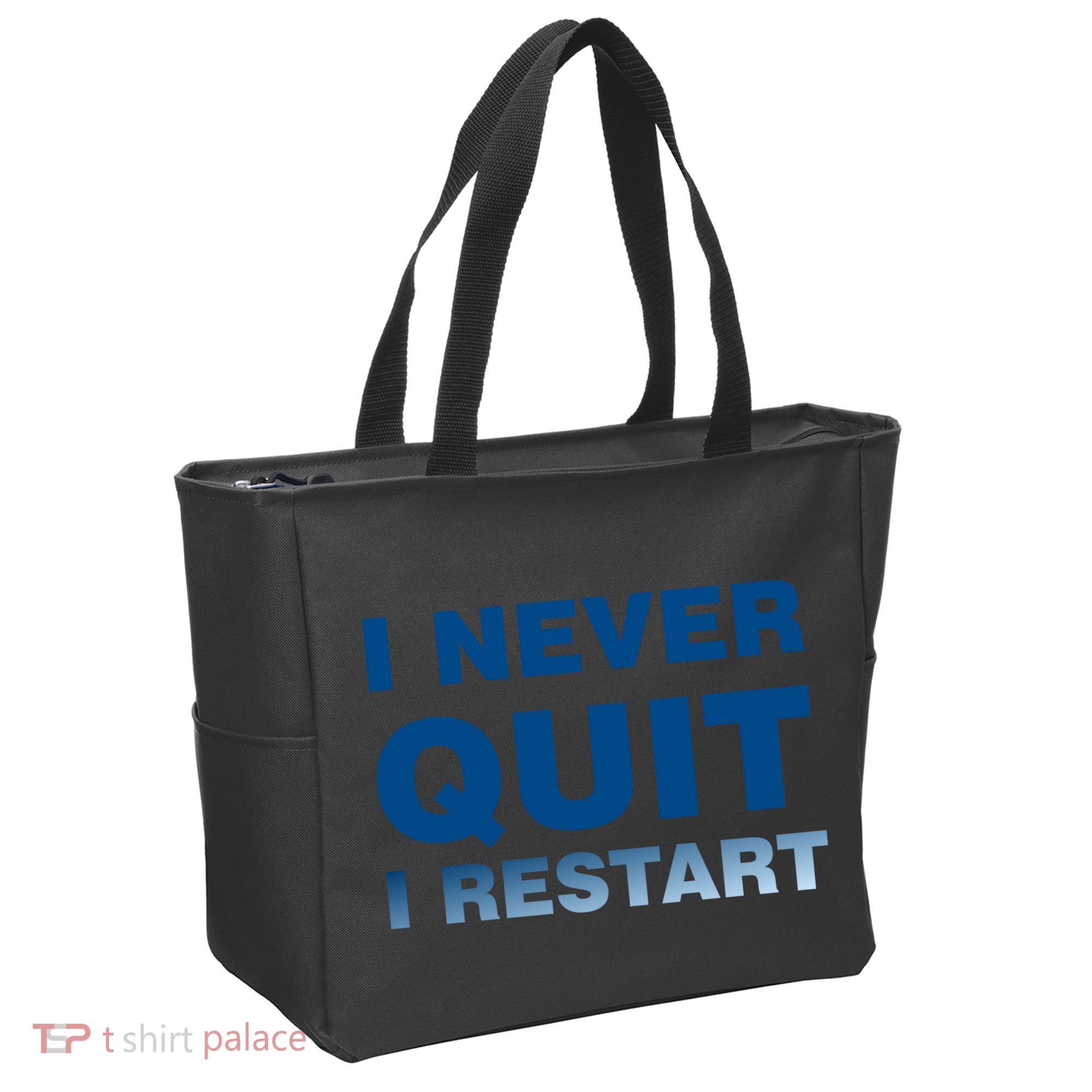 I Never Quit I Restart Gamer Tote Bag