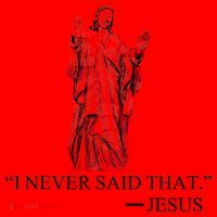 I Never Said That - Jesus Christ Santa Hat thumb 1