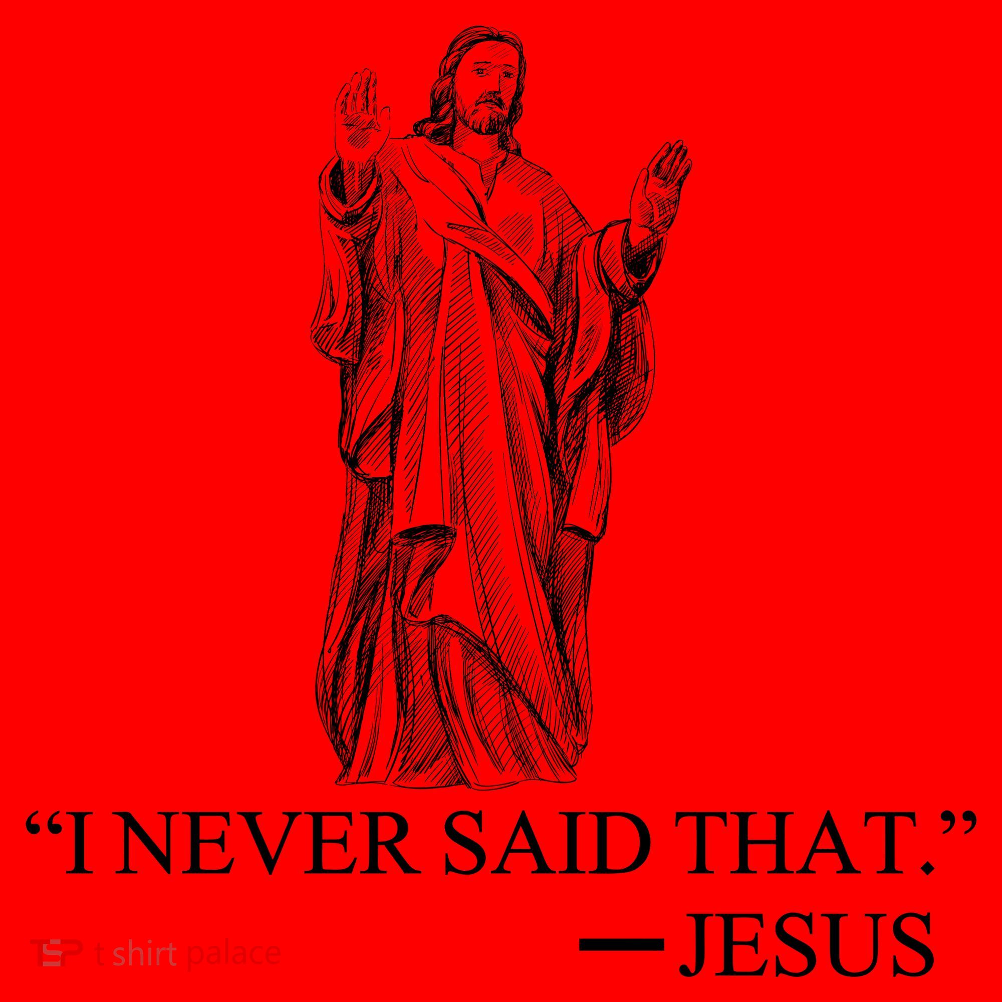 I Never Said That - Jesus Christ Santa Hat