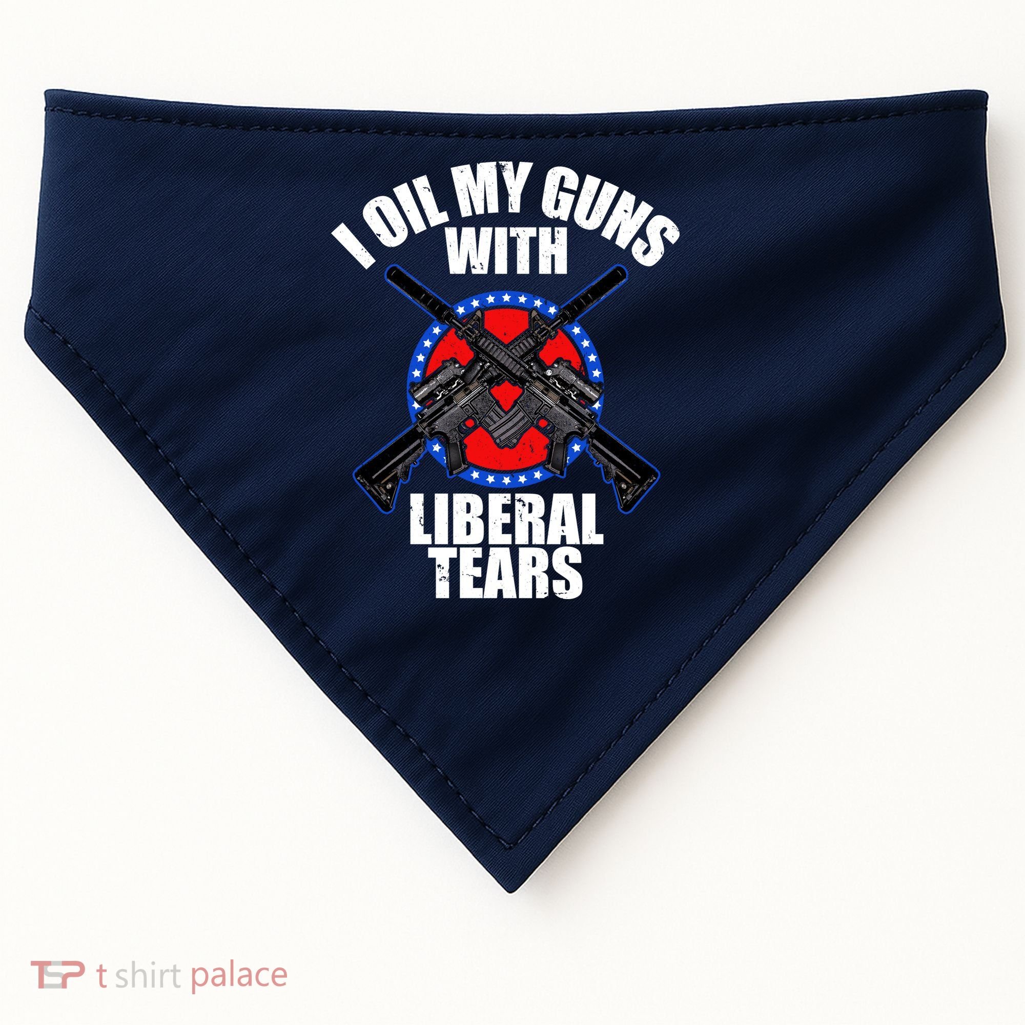 I Oil My Guns With Liberal tears USA-Made Doggie Bandana