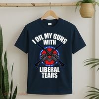 I Oil My Guns With Liberal tears T-Shirt thumb 2