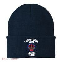 I Oil My Guns With Liberal tears Beanie thumb 0