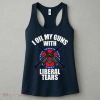 I Oil My Guns With Liberal tears Women's Tank Top thumb 3