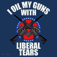 I Oil My Guns With Liberal tears Women's Tank Top thumb 5
