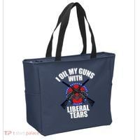 I Oil My Guns With Liberal tears Tote Bag thumb 2