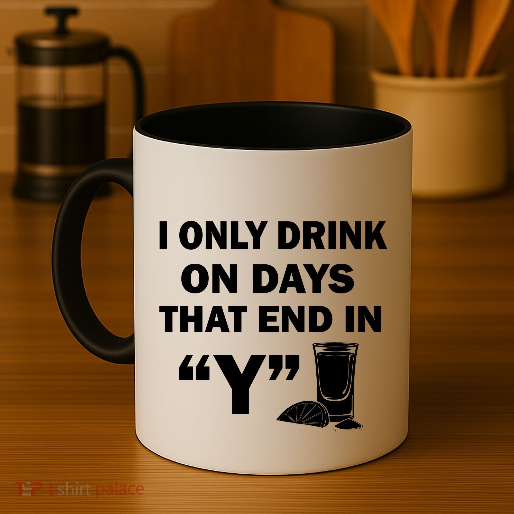 I only Drink On Days That End in Y Coffee Mug