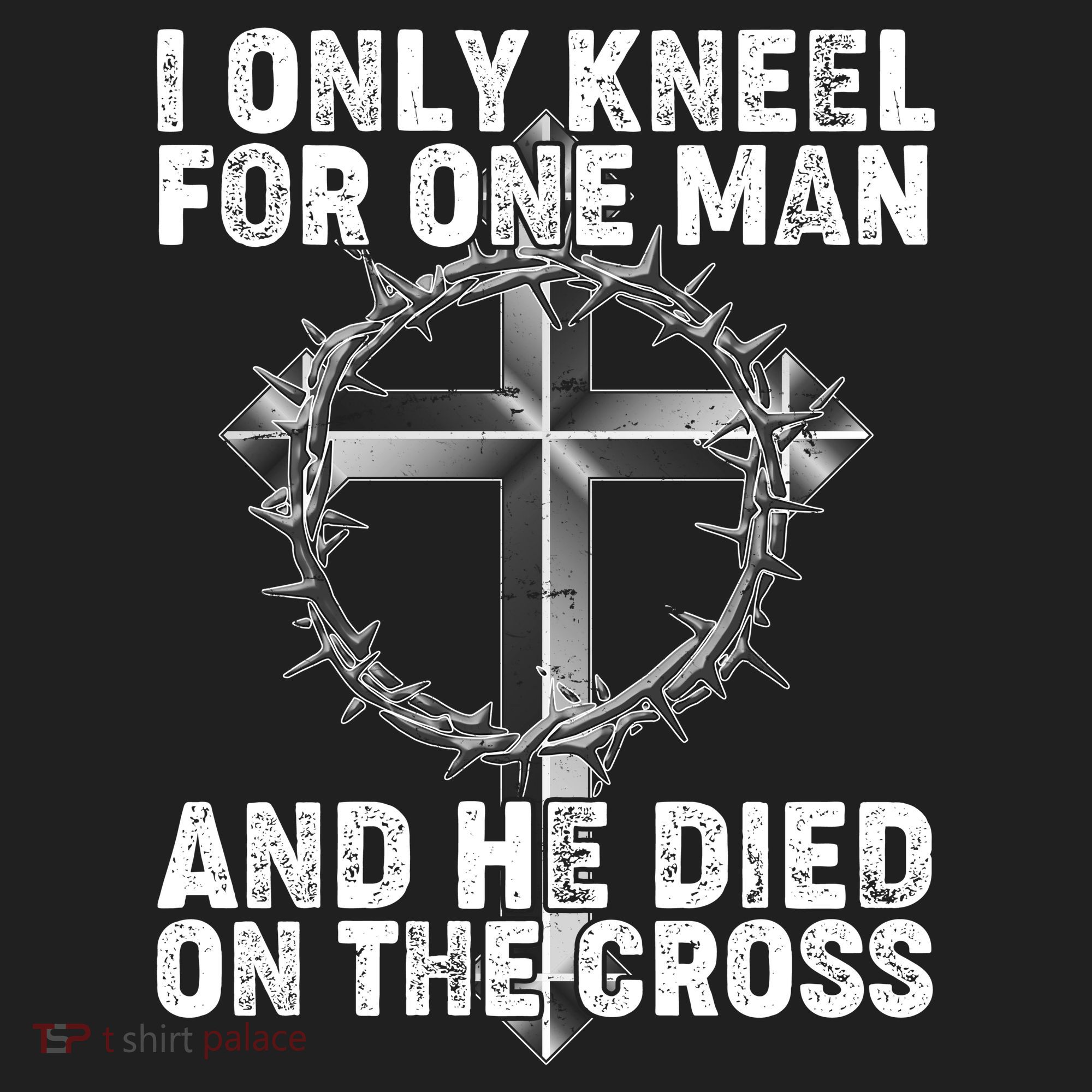 I Only Kneel For One Man And He Died On The Cross Beanie
