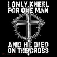 I Only Kneel For One Man And He Died On The Cross Women's Tank Top thumb 5