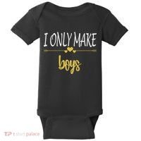 I Only Make Boys Baby Bodysuit thumb 0