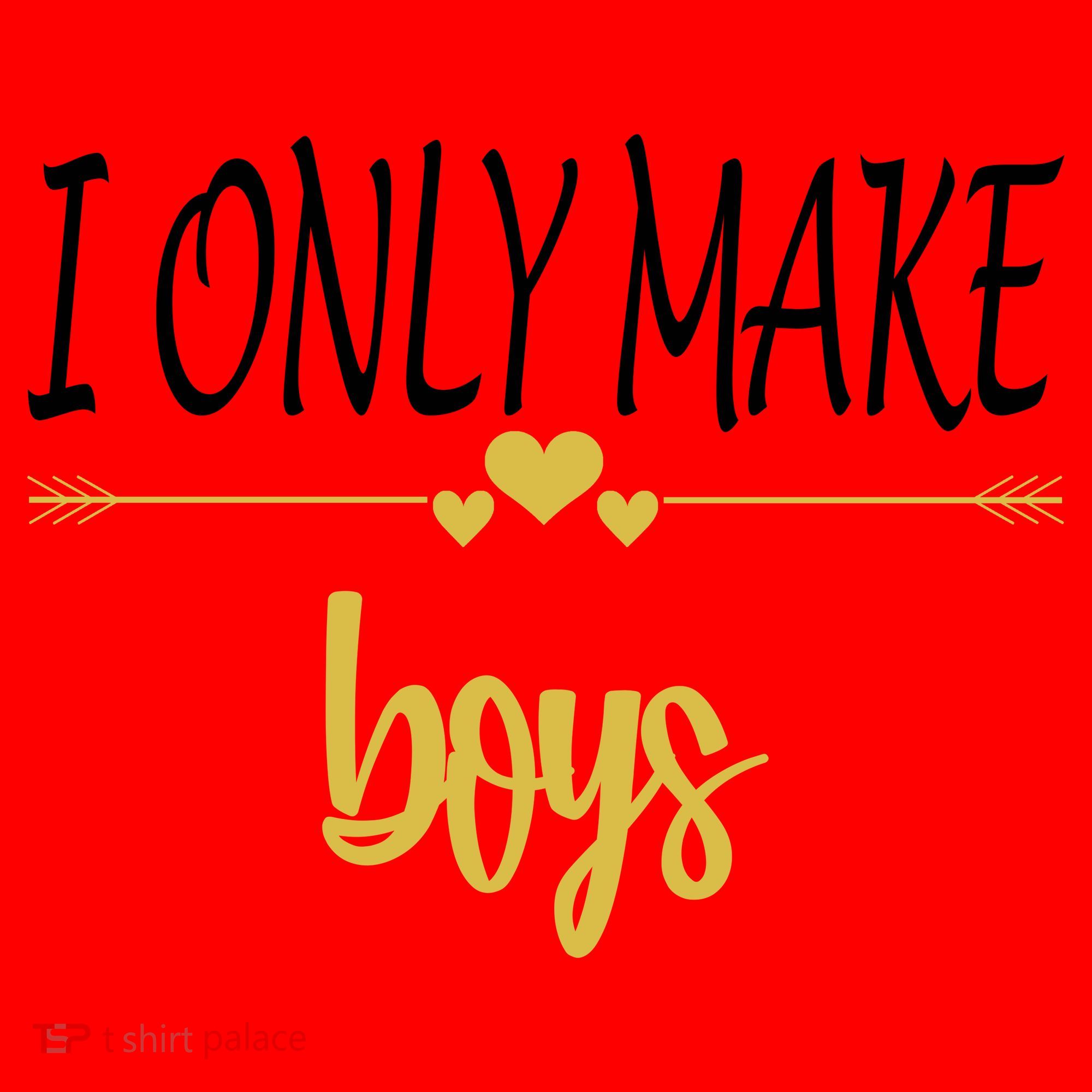 I Only Make Boys Santa Hat