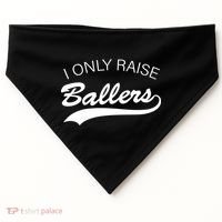 I Only Raise Ballers USA-Made Doggie Bandana thumb 0