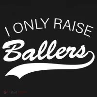 I Only Raise Ballers Women's Hoodie thumb 2