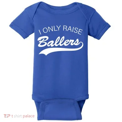 I Only Raise Ballers Baby Bodysuit