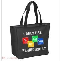 I Only Use Sarcasm Periodically Tote Bag thumb 2